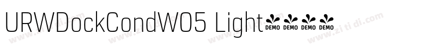 URWDockCondW05 Light字体转换 URWDockCondW05 Light字体转换